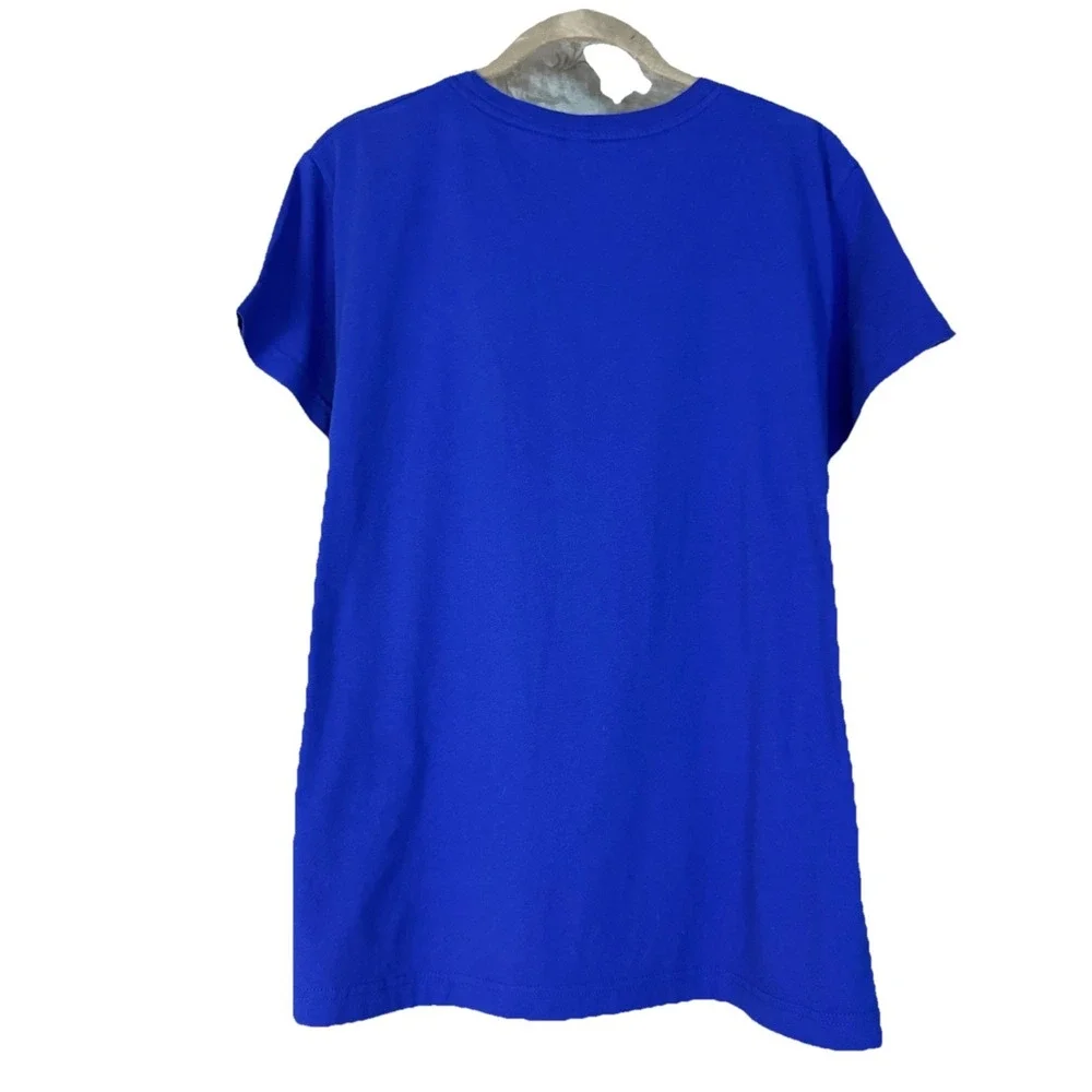 Rachel Maddow Watch This Space Royal Blue T-Shirt Short Sleeve Tee Artsy XL News - Picture 2 of 6